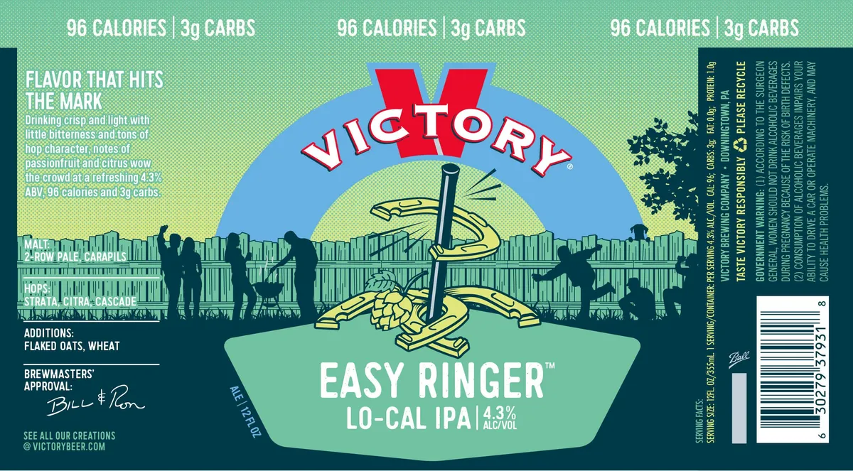 Easy Ringer — full label as filed with TTB