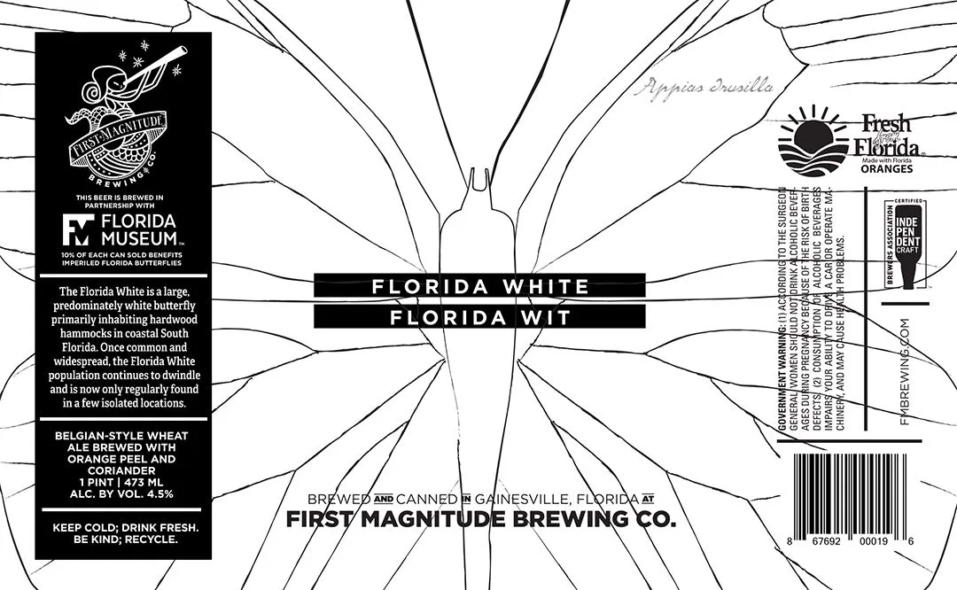Florida White Florida Wit label