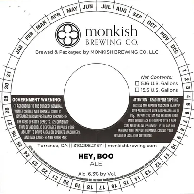 Hey, Boo label
