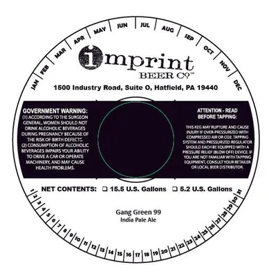 Gang Green 99 label