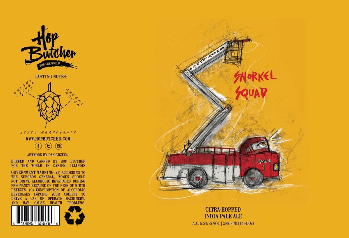 Snorkel Squad — full label as filed with TTB