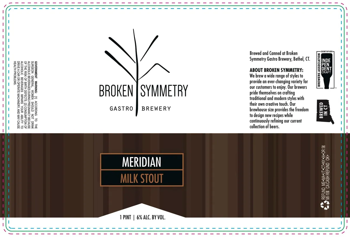Meridian — full label as filed with TTB
