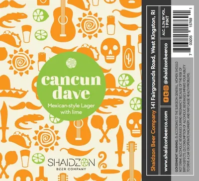 Cancun Dave label