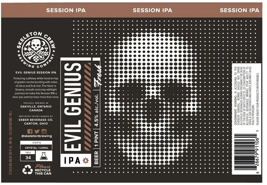 Evil Genius label
