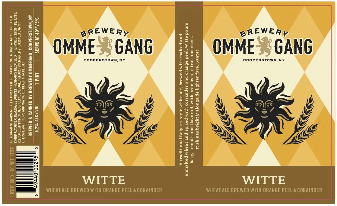 Witte — full label as filed with TTB