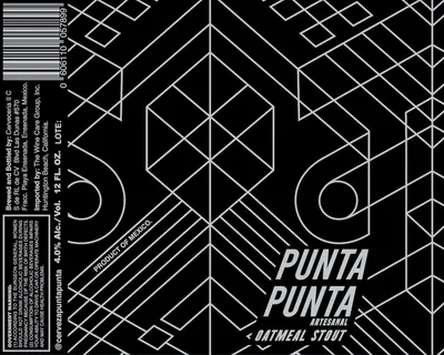 Punta Punta Oatmeal Stout label