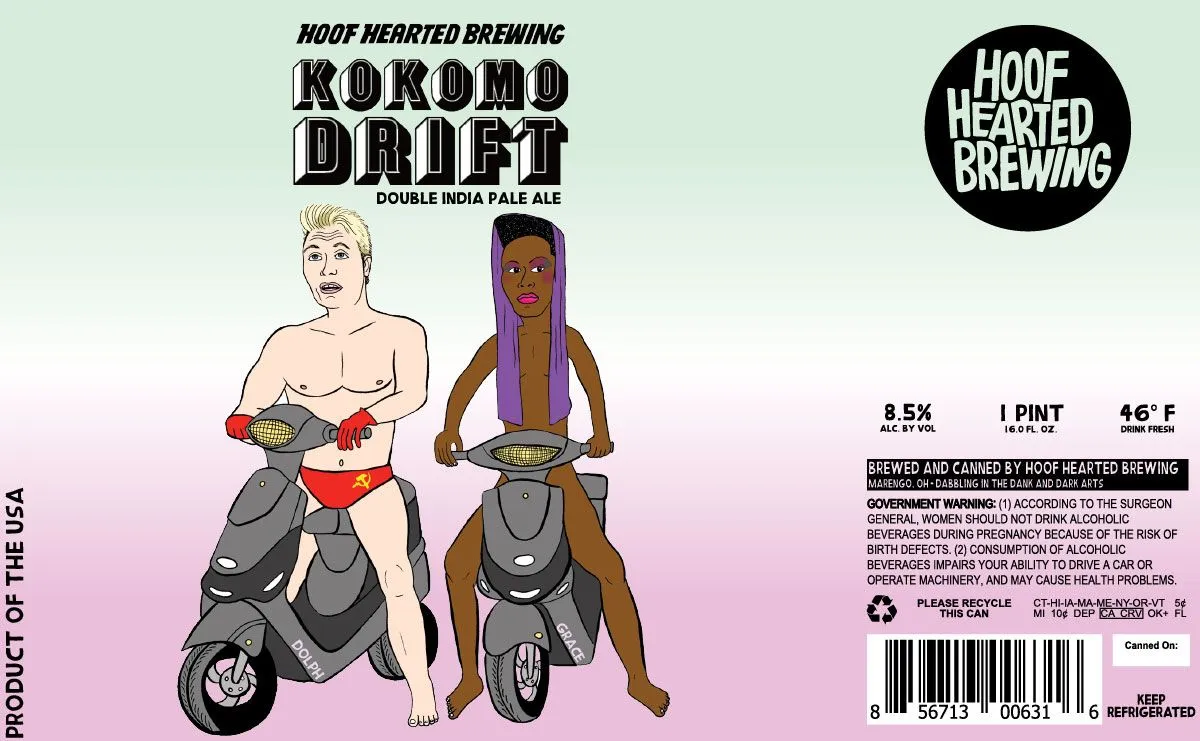 Kokomo Drift — full label as filed with TTB