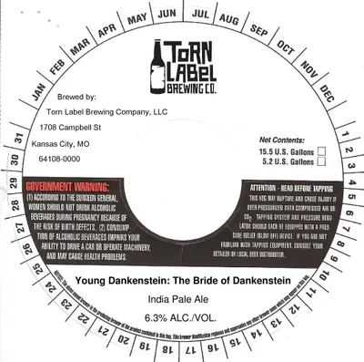 Young Dankenstein: The Bride of Dankenstein label