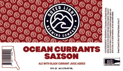 Ocean Currants Saison label