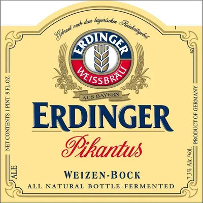 Erdinger Pikantus label