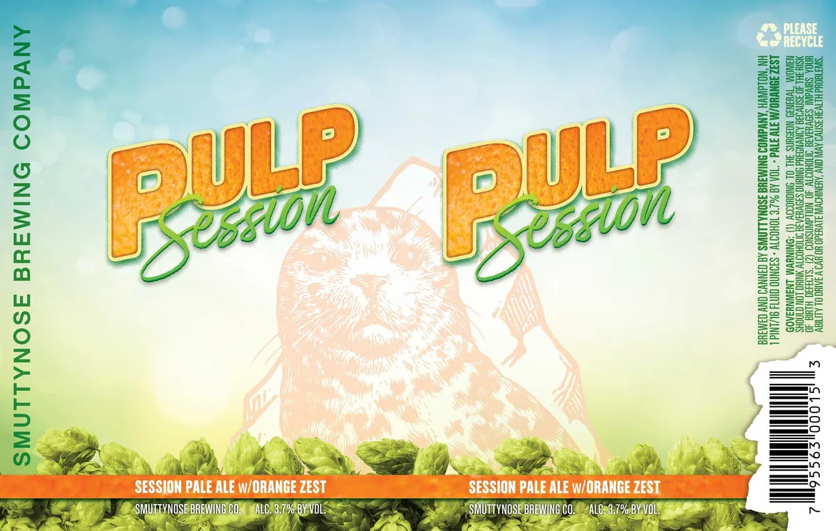 Pulp Session — full label as filed with TTB