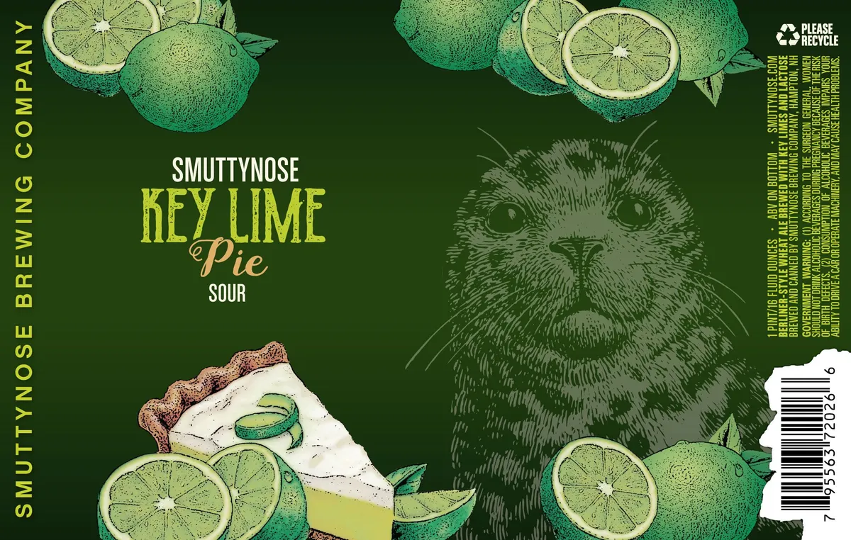 Key Lime Pie Sour — full label as filed with TTB