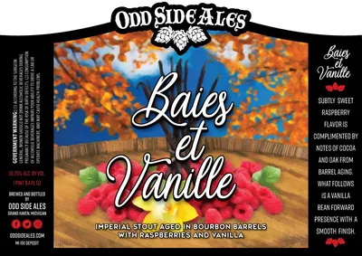 Baies et Vanille label