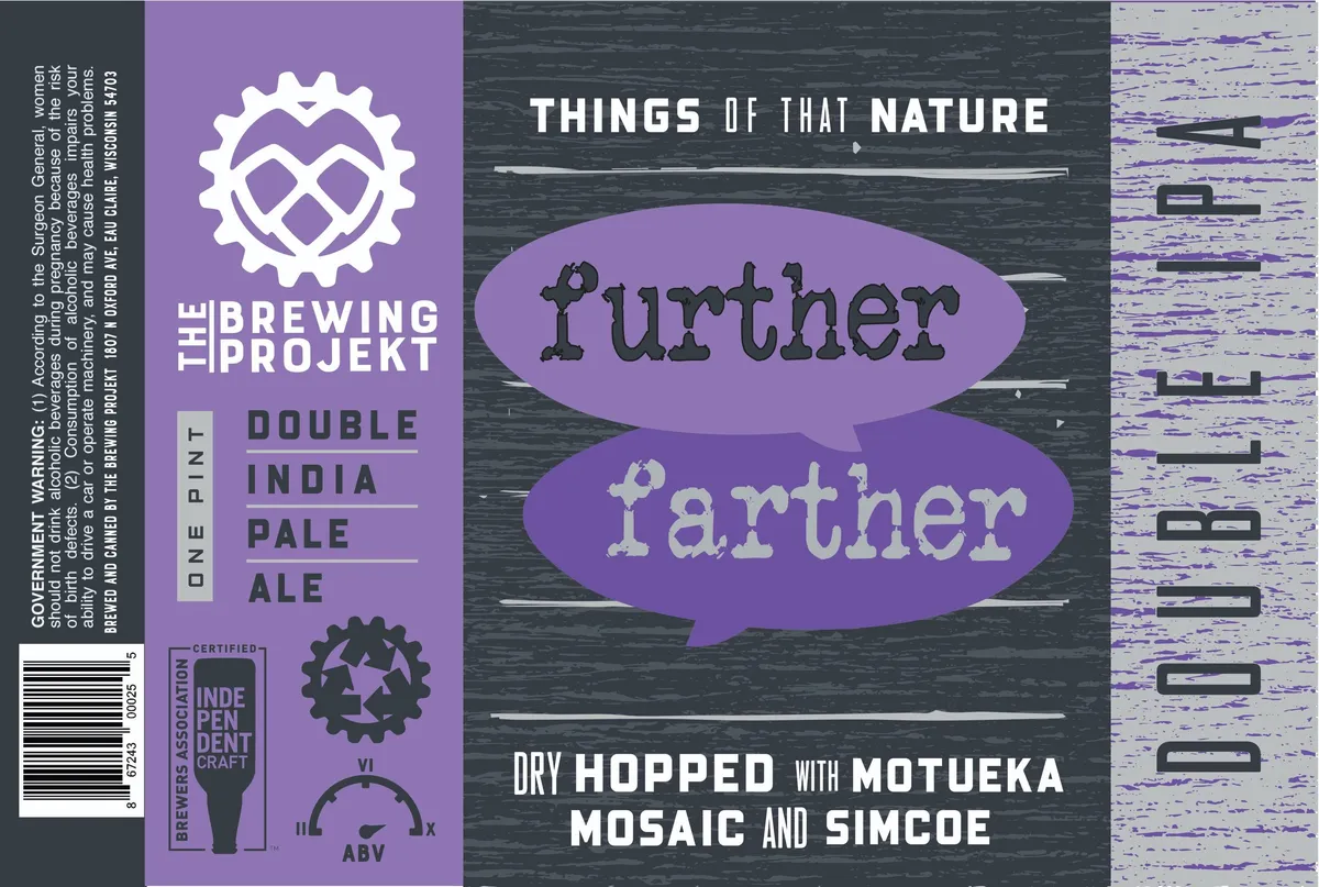 Things of That Nature - Further Farther label art — THINGS OF THAT NATURE - FURTHER FARTHER