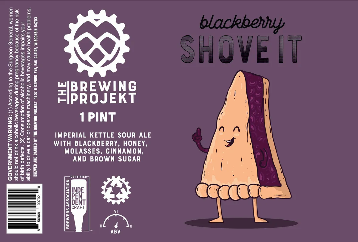 Blackberry Shove It label art — BLACKBERRY SHOVE IT