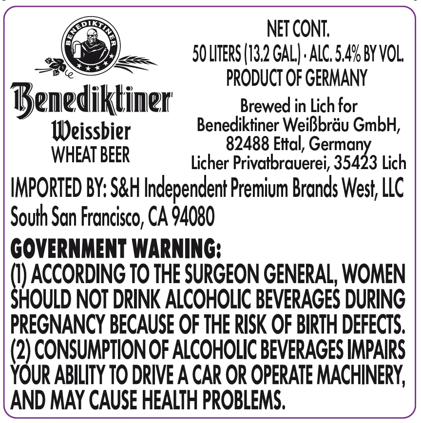 Weissbier — full label as filed with TTB