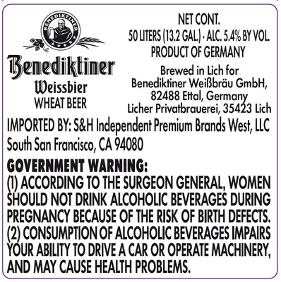 Weissbier label