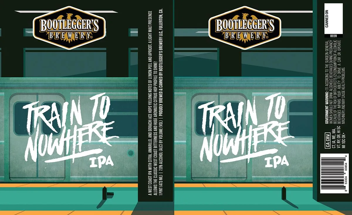 Train To Nowhere IPA — full label as filed with TTB