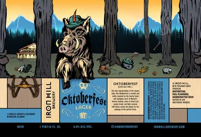 Oktoberfest Lager label