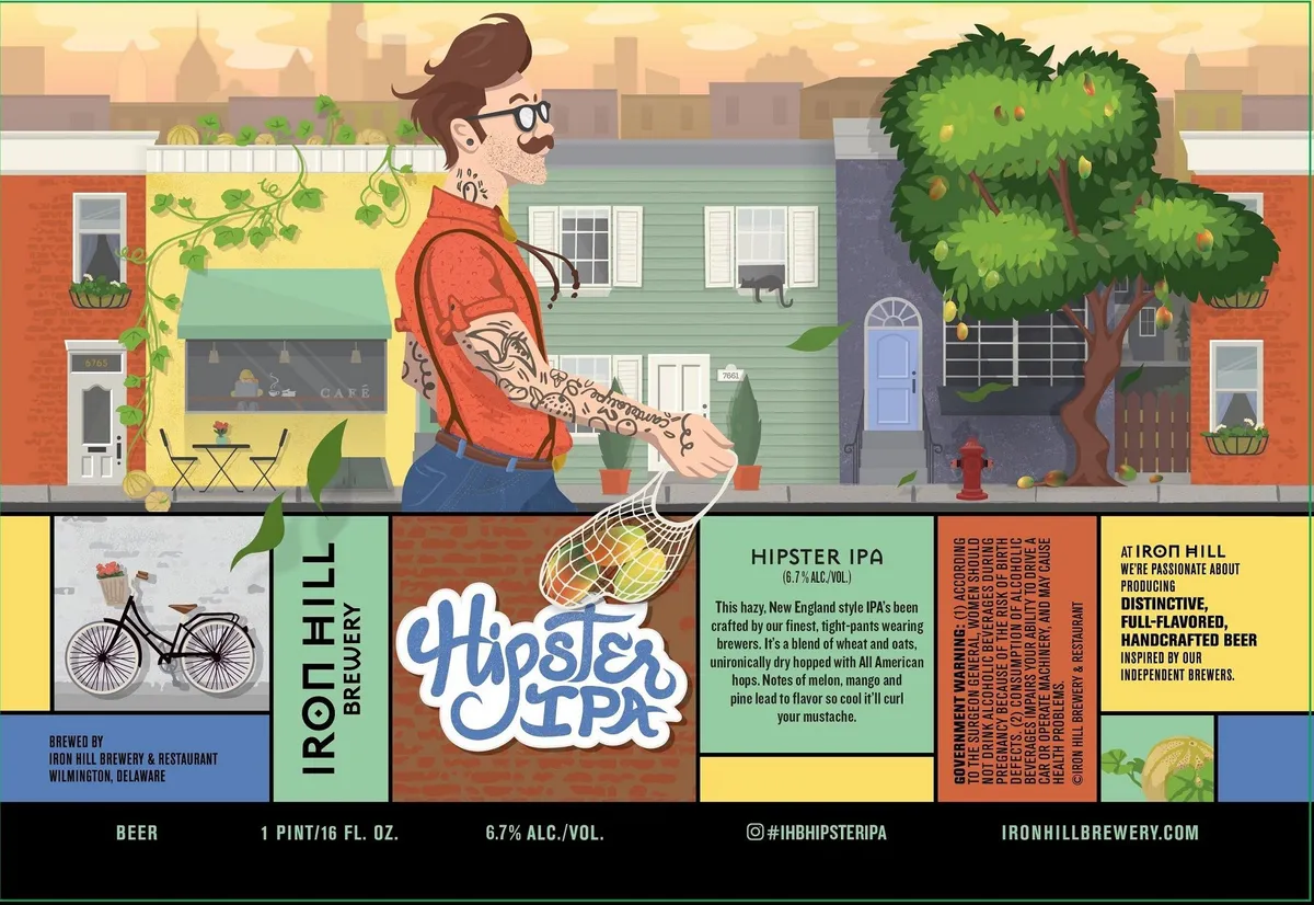 Hipster IPA — full label as filed with TTB