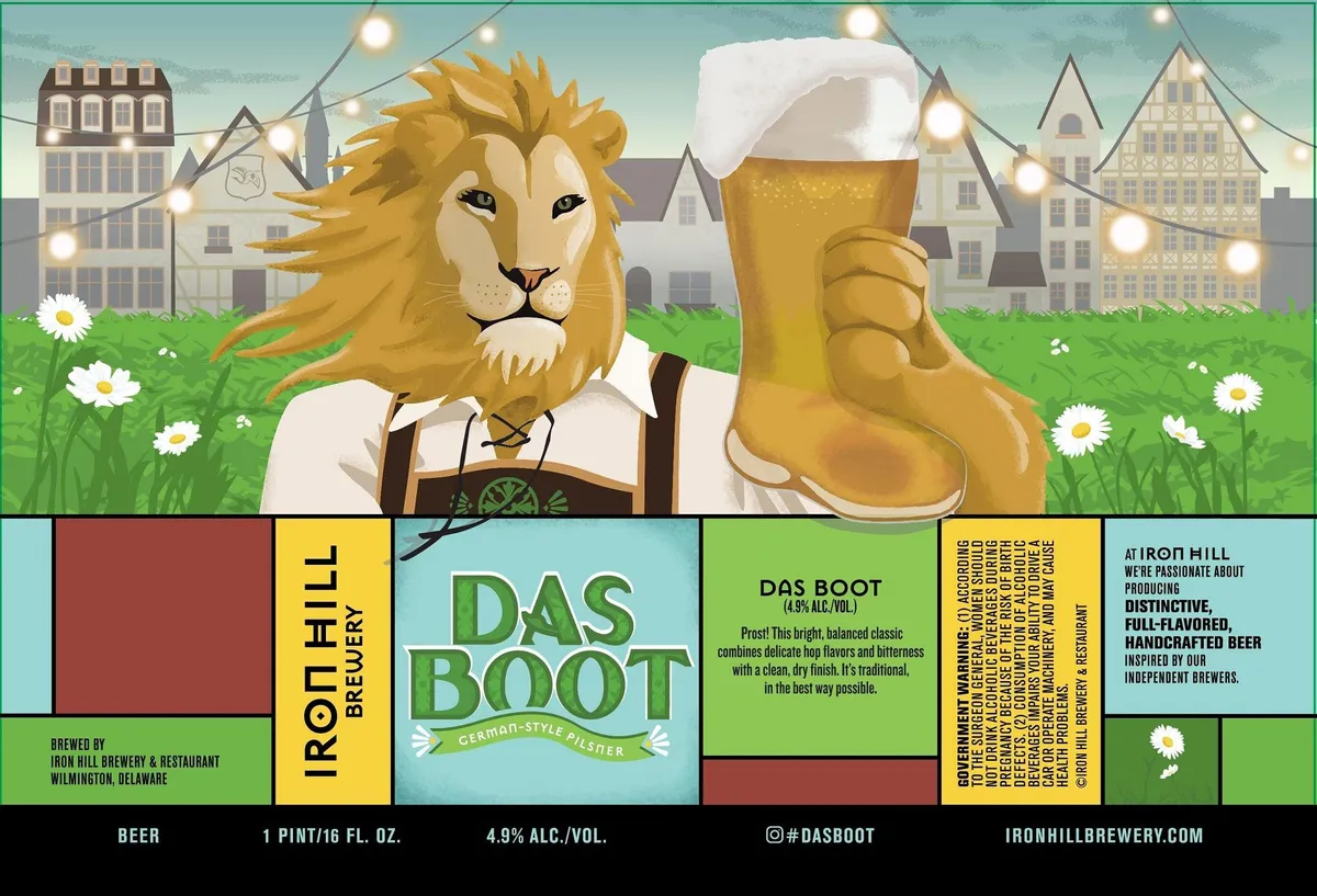 Das Boot — full label as filed with TTB