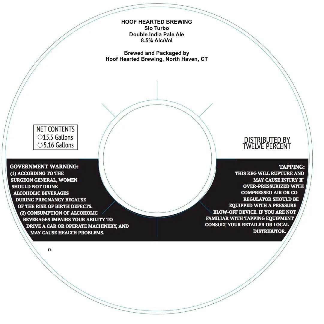 Slo Turbo — full label as filed with TTB