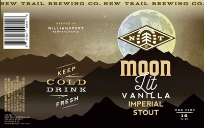 Moon Lit Vanilla Imperial Stout label