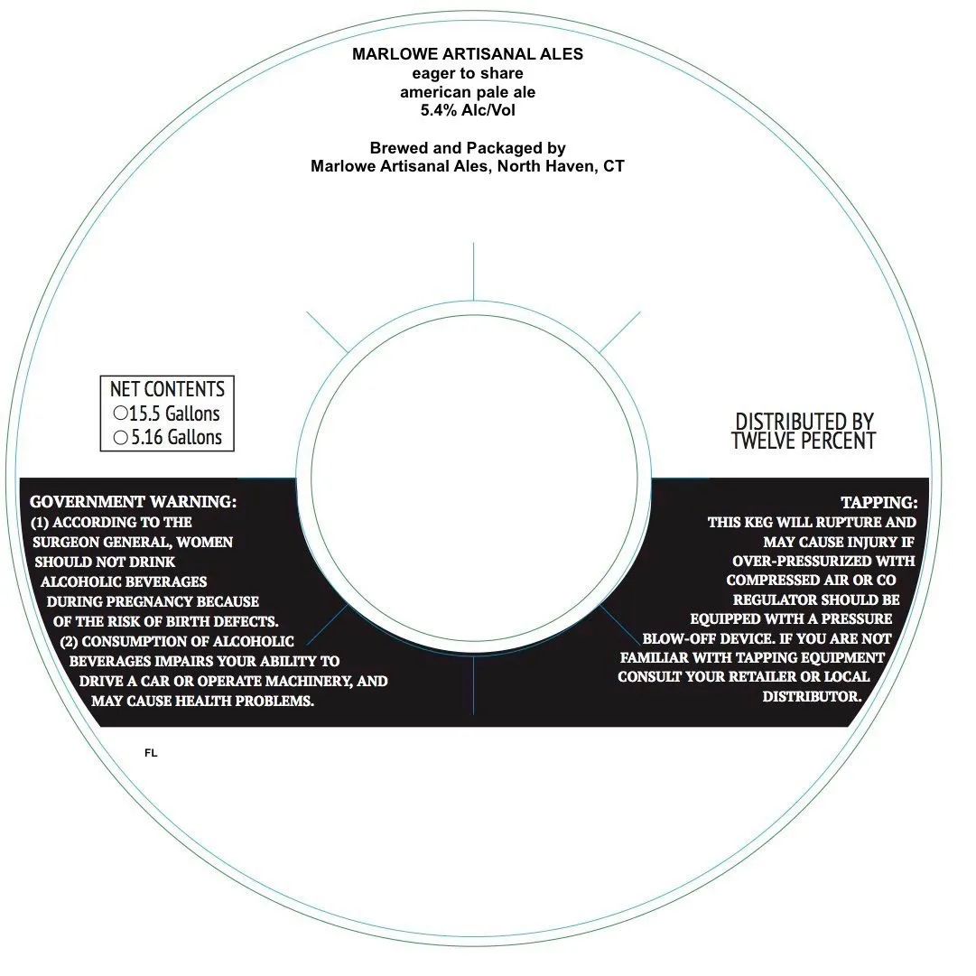 Eager to Share — full label as filed with TTB