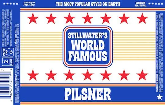 Stillwater's World Famous — full label as filed with TTB
