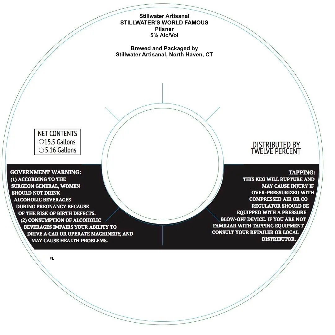 Stillwater's World Famous — full label as filed with TTB