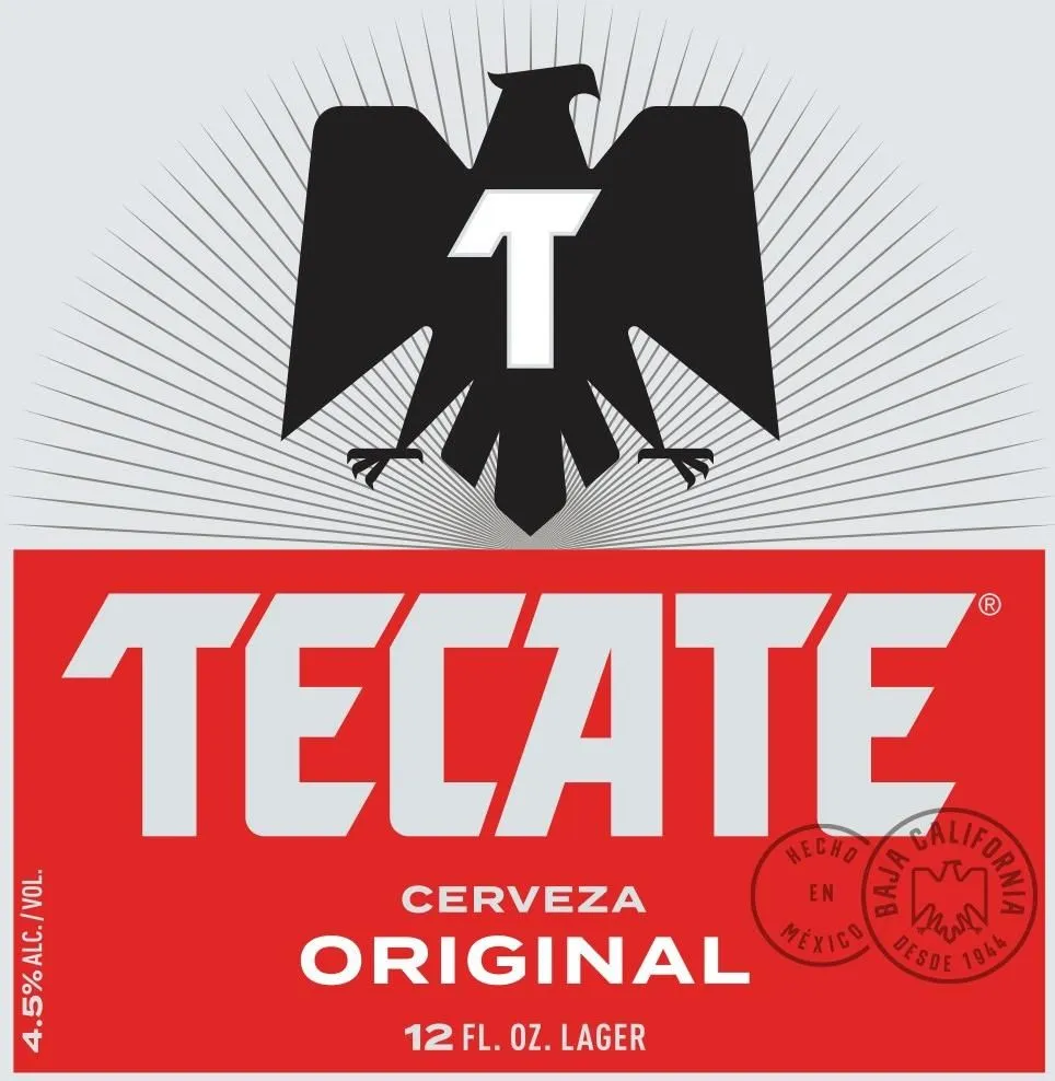 Tecate Original label
