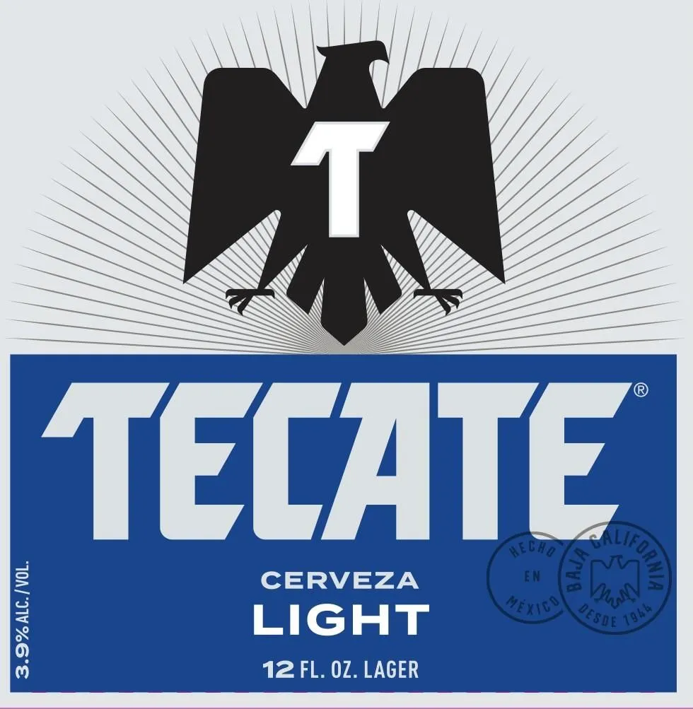 Tecate Light label