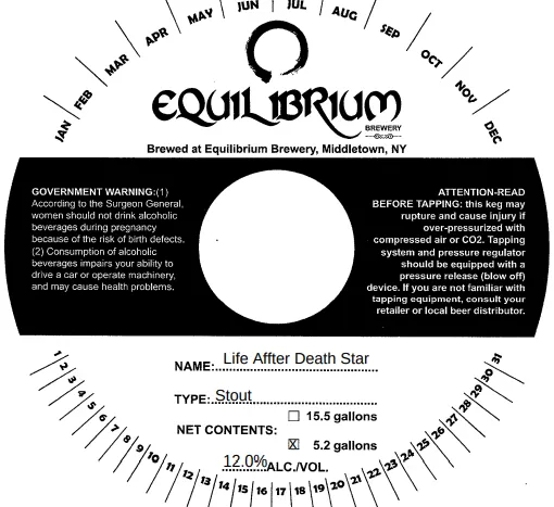Life After Death Star — full label as filed with TTB