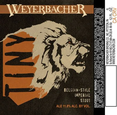 Tiny — full label as filed with TTB
