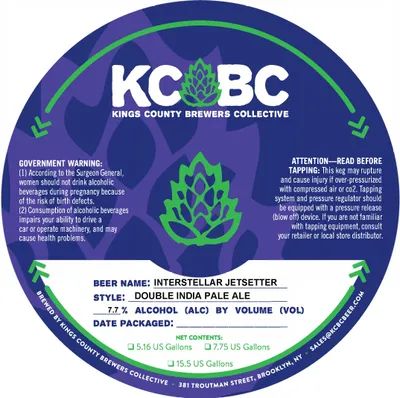 Interstellar Jetsetter label