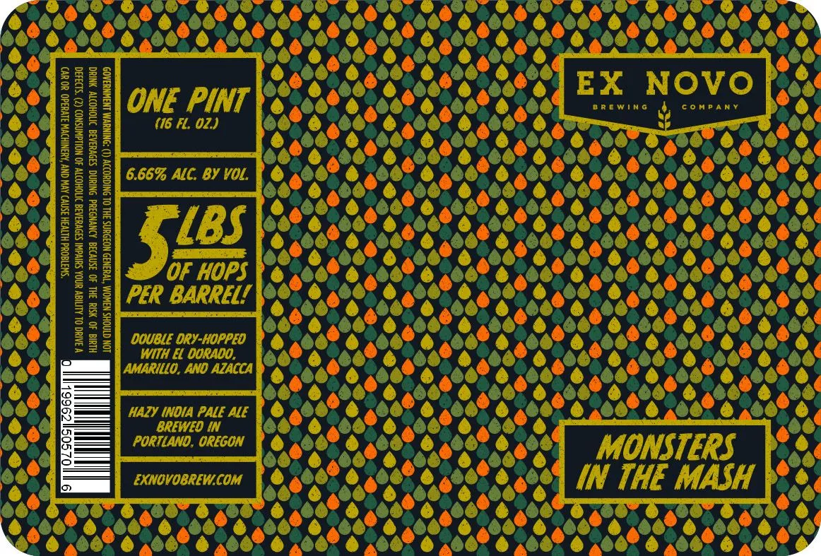 Monsters In The Mash — full label as filed with TTB