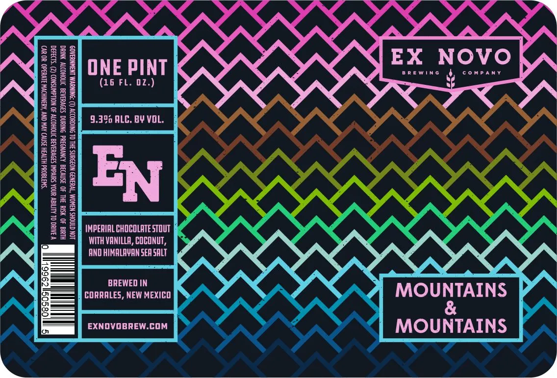 Mountains & Mountains — full label as filed with TTB