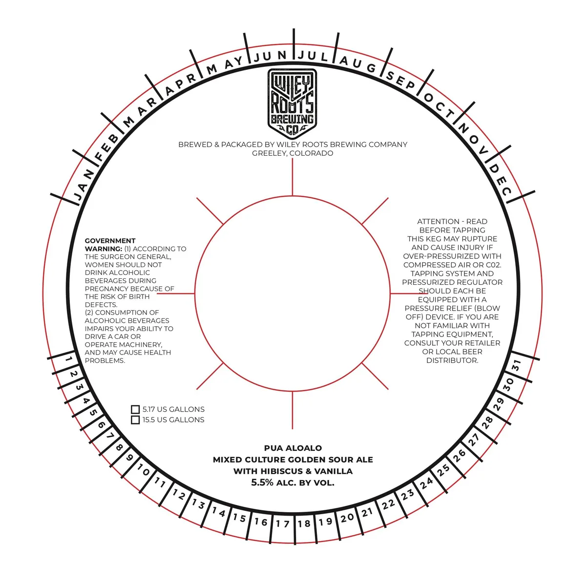 Pua Aloalo — full label as filed with TTB