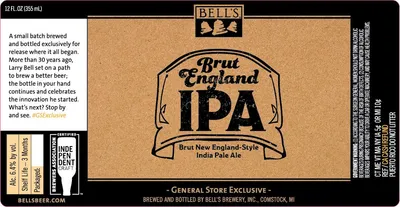 Brut England IPA label