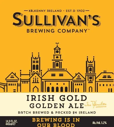 Irish Gold — full label as filed with TTB