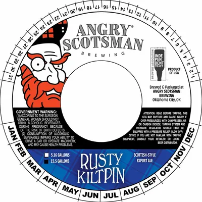 Rusty Kiltpin label