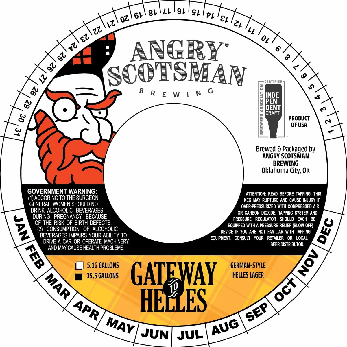 Gateway to Helles — full label as filed with TTB