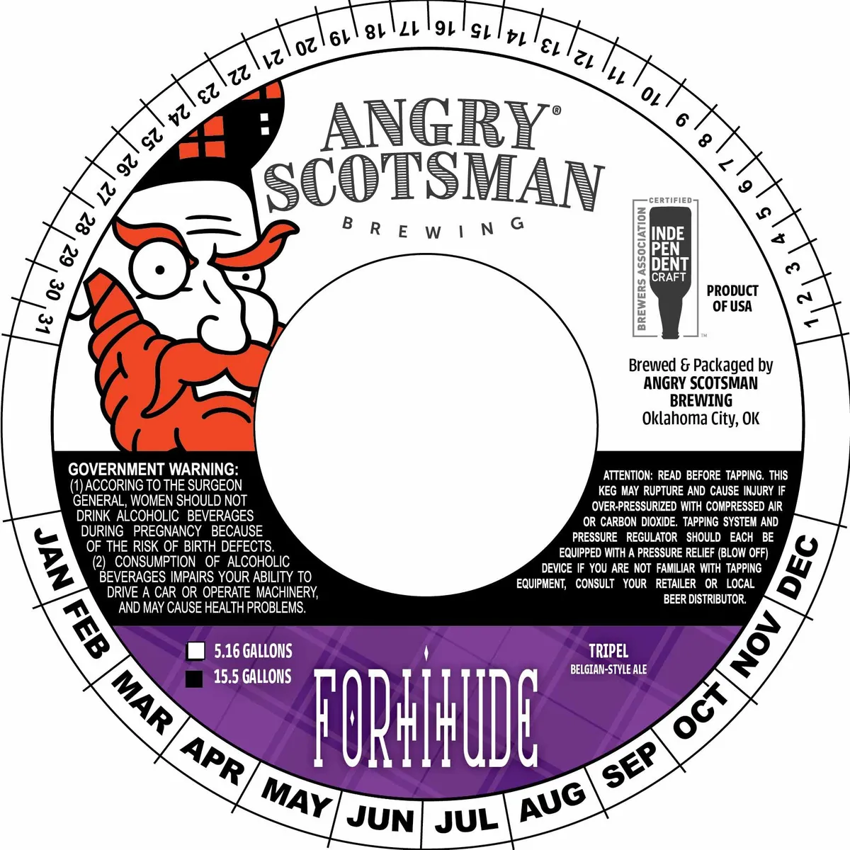 Fortitude — full label as filed with TTB