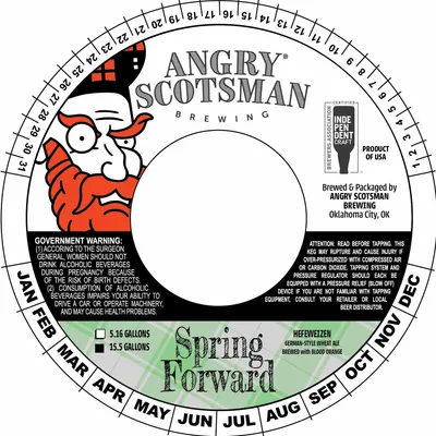 Spring Forward label