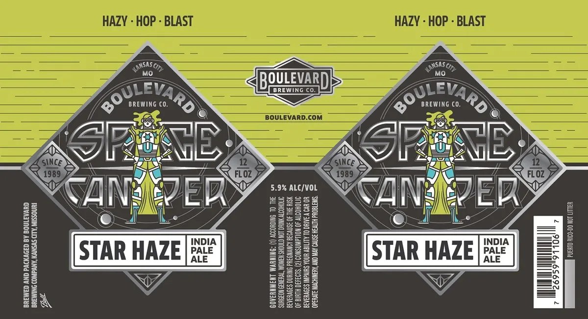 Space Camper Star Haze label art — BOULEVARD