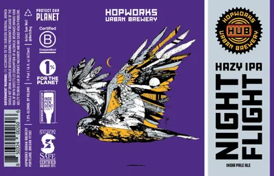 Night Flight Hazy IPA label