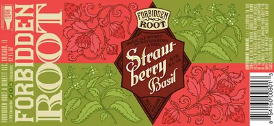 Strawberry Basil label