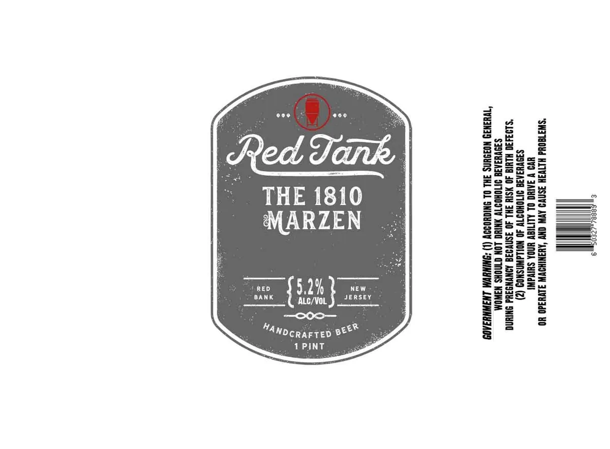 The 1810 Marzen — full label as filed with TTB