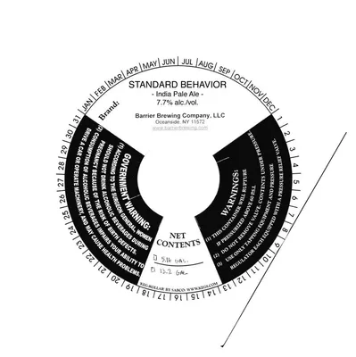 Standard Behavior label