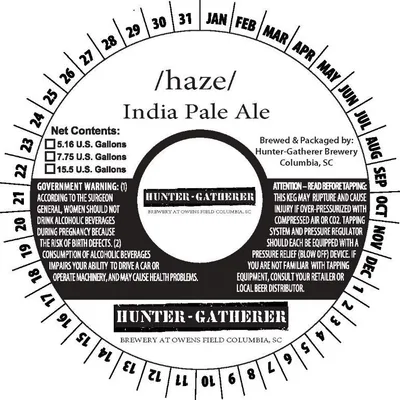 /haze/ India Pale Ale label